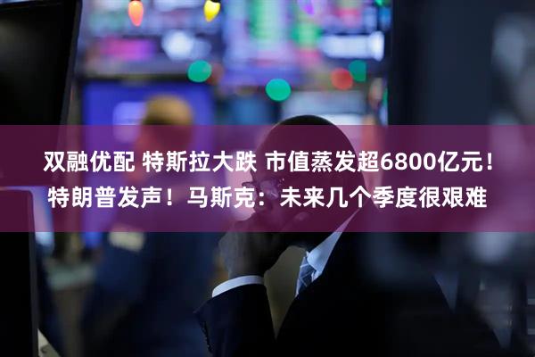 双融优配 特斯拉大跌 市值蒸发超6800亿元！特朗普发声！马斯克：未来几个季度很艰难