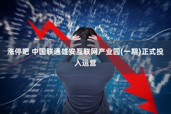 涨停吧 中国联通雄安互联网产业园(一期)正式投入运营